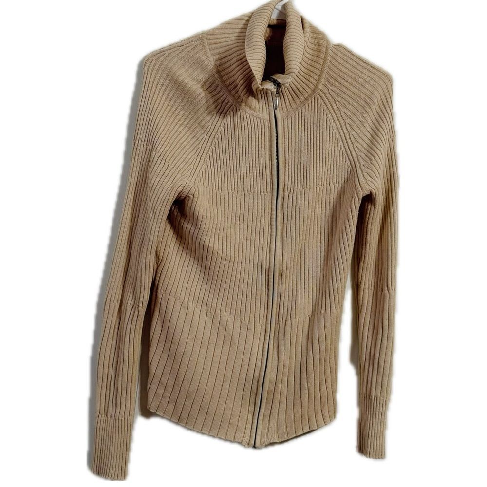 EVIE Tan Cowl Neck Sweater